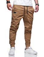Mens Casual Pants Loose-fitting Straight-leg Trousers Long Pants