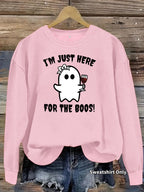 Women's Printed Fleece Sweatshirt