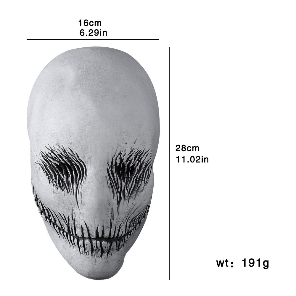 Halloween Ghost Latex Mask Horror Headgear