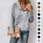 Women's Textured Long Sleeve Sweatshirt
