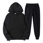 Casual Hooded Tracksuit Set