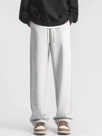 Men's Full Size Casual Loose-Fit Sweatpants with Side Stripes Plus Size