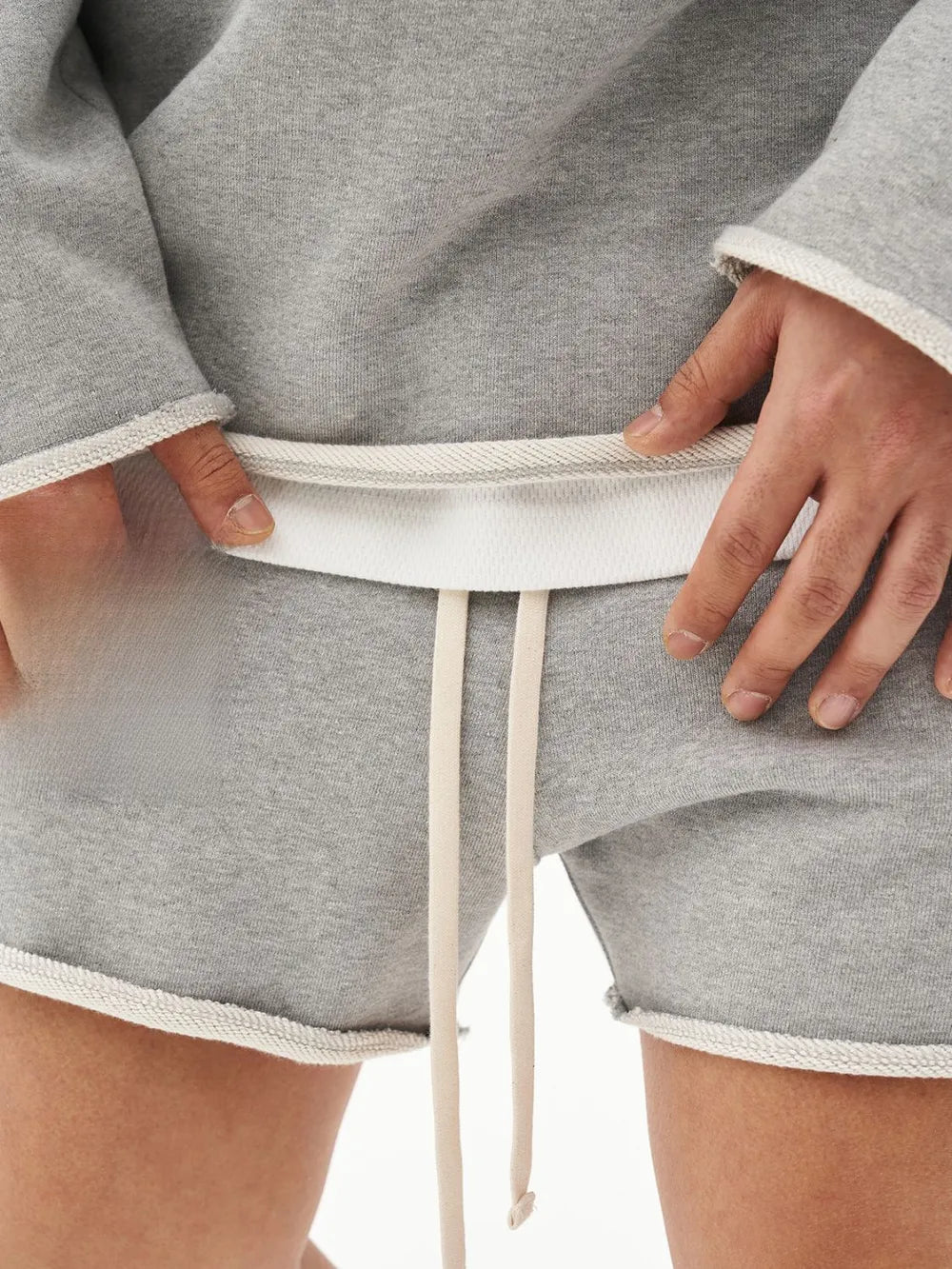 Plus Size Cotton Drawstring Shorts