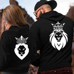 King & Queen Matching Couple Hoodie