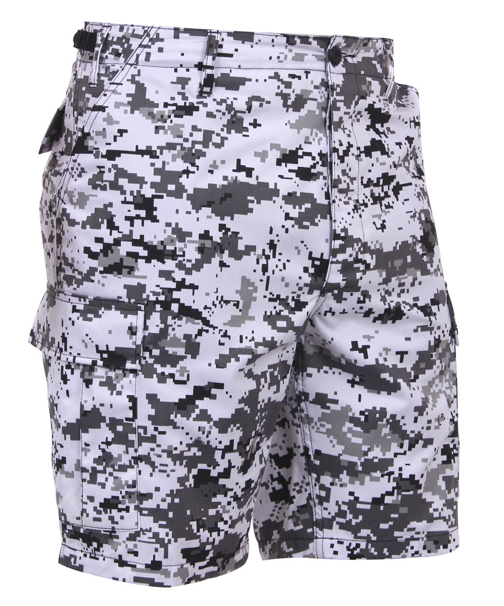 Cotton Blend BDU Cargo Shorts