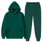 Casual Hooded Tracksuit Set