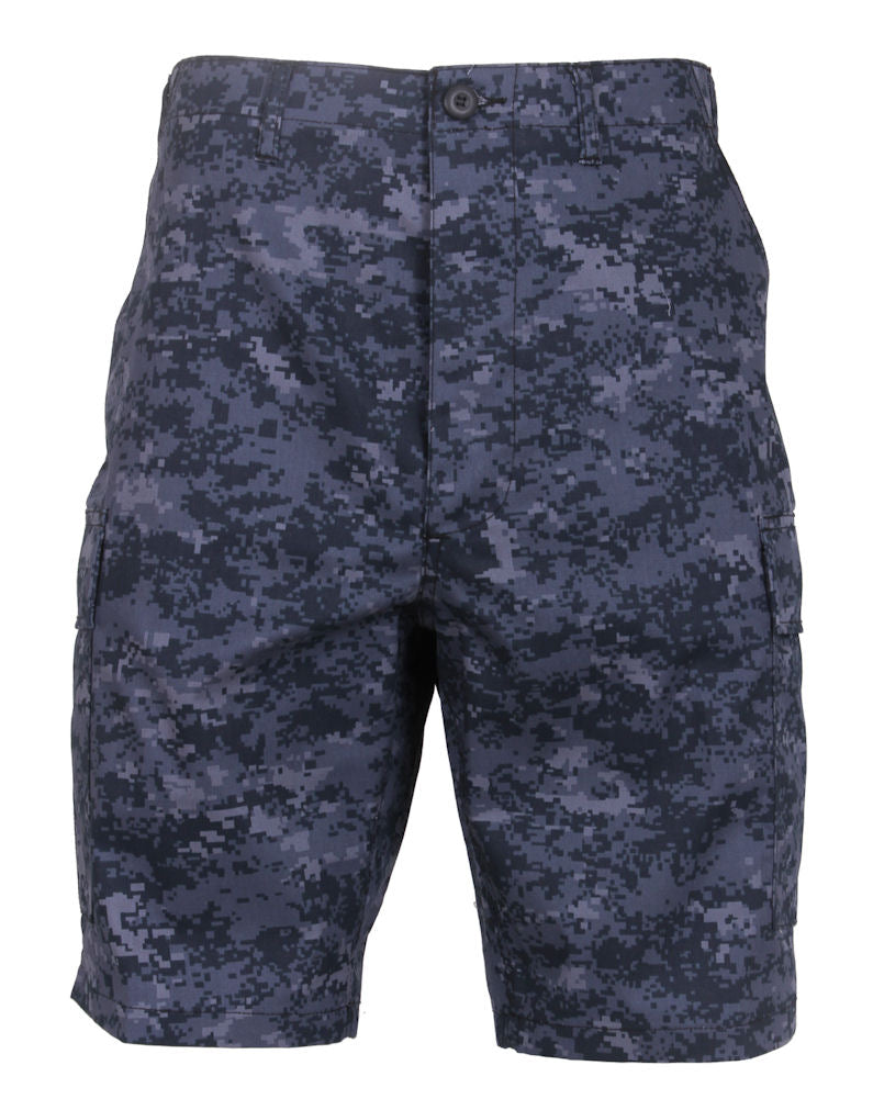 Cotton Blend BDU Cargo Shorts