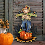 No Crows Scarecrow Halloween Door Decor by Jamie Mills-Price - Thanksgiving Halloween Decor - 8457404H