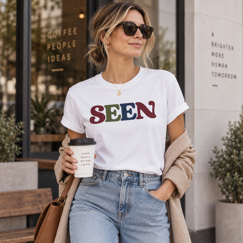 SEEN Heavyweight Colorblock Graphic Tee