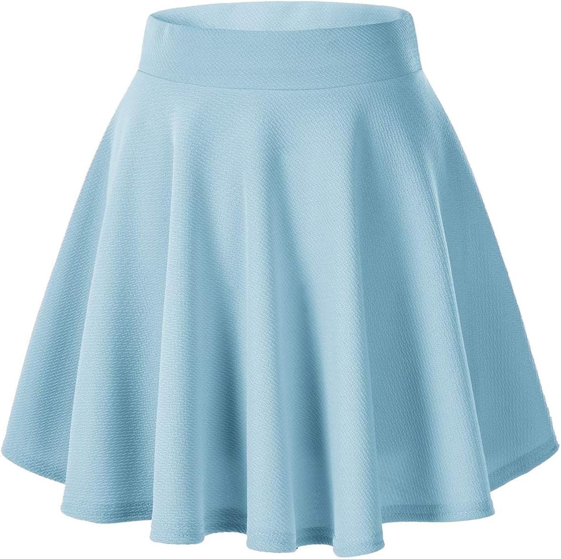 Flared Stretchy Mini Skater Skirt