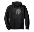 Y2K Grunge Cross Wings 2000S Goth Hoodie - Aesthetic Graphic for Adults