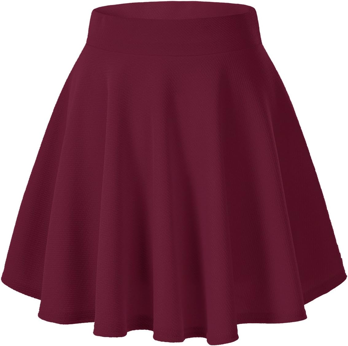 Flared Stretchy Mini Skater Skirt