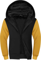 SWISSWELL Hooded Jacket for Boys Full Zip Ultra Soft Sherpa Fleece Hoodie Sweatshirt for Kids School Hooded Outerwear
