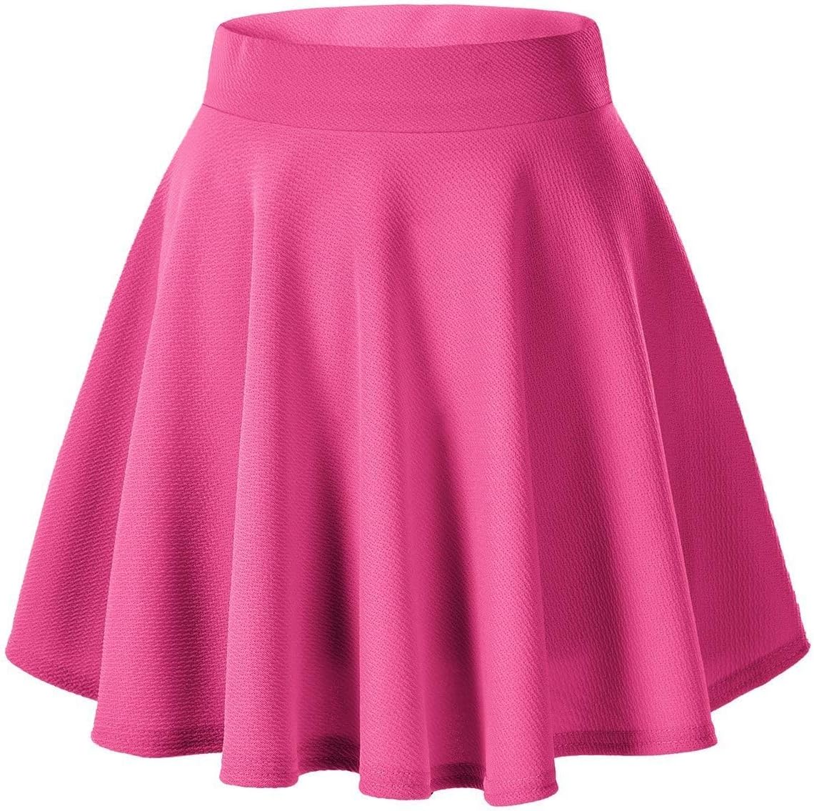 Flared Stretchy Mini Skater Skirt