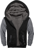 SWISSWELL Hooded Jacket for Boys Full Zip Ultra Soft Sherpa Fleece Hoodie Sweatshirt for Kids School Hooded Outerwear