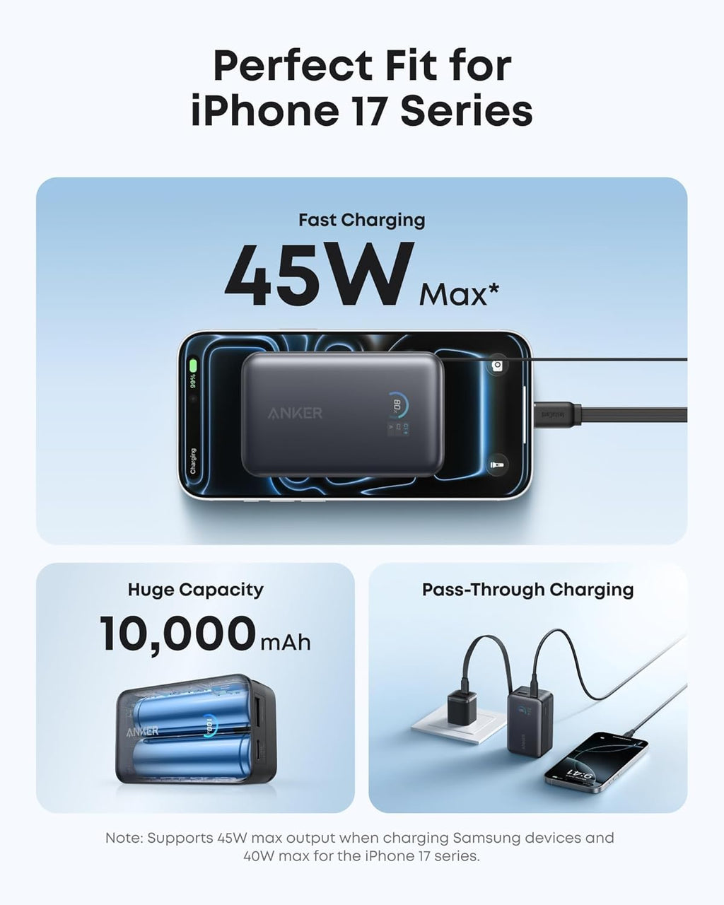 10000mAh 45W Power Bank