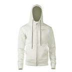 Cotton Letter Print Zip Hoodie