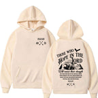 Christian Jesus Print Pullover Hoodie