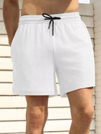 Drawstring Shorts with Pockets