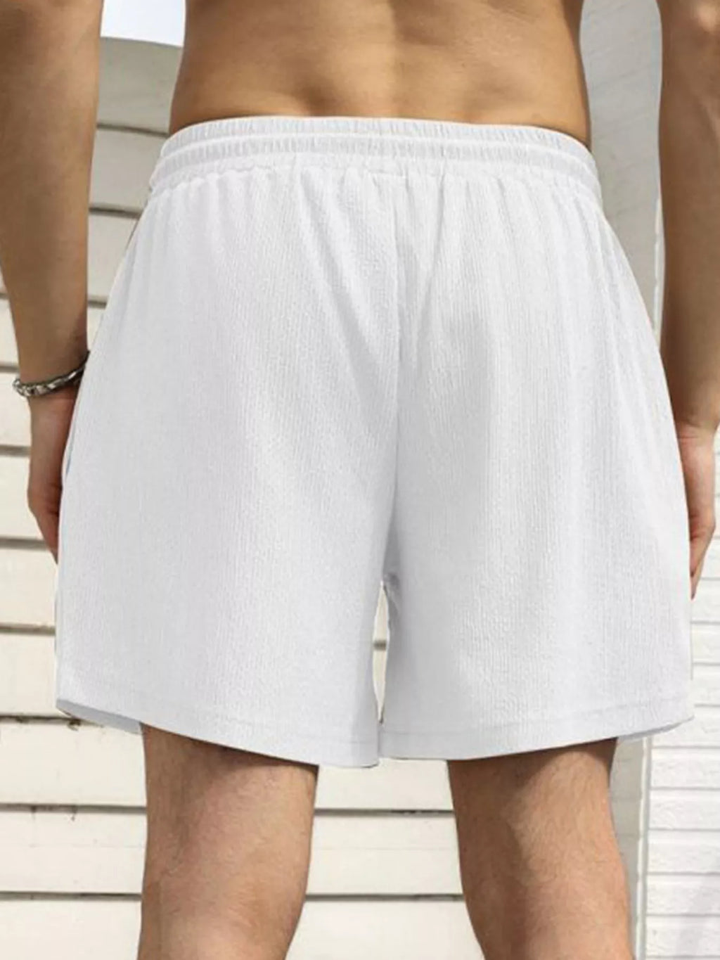Drawstring Shorts with Pockets