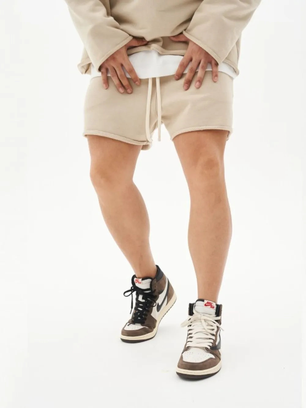 Plus Size Cotton Drawstring Shorts