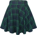 Flared Stretchy Mini Skater Skirt