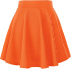 Flared Stretchy Mini Skater Skirt