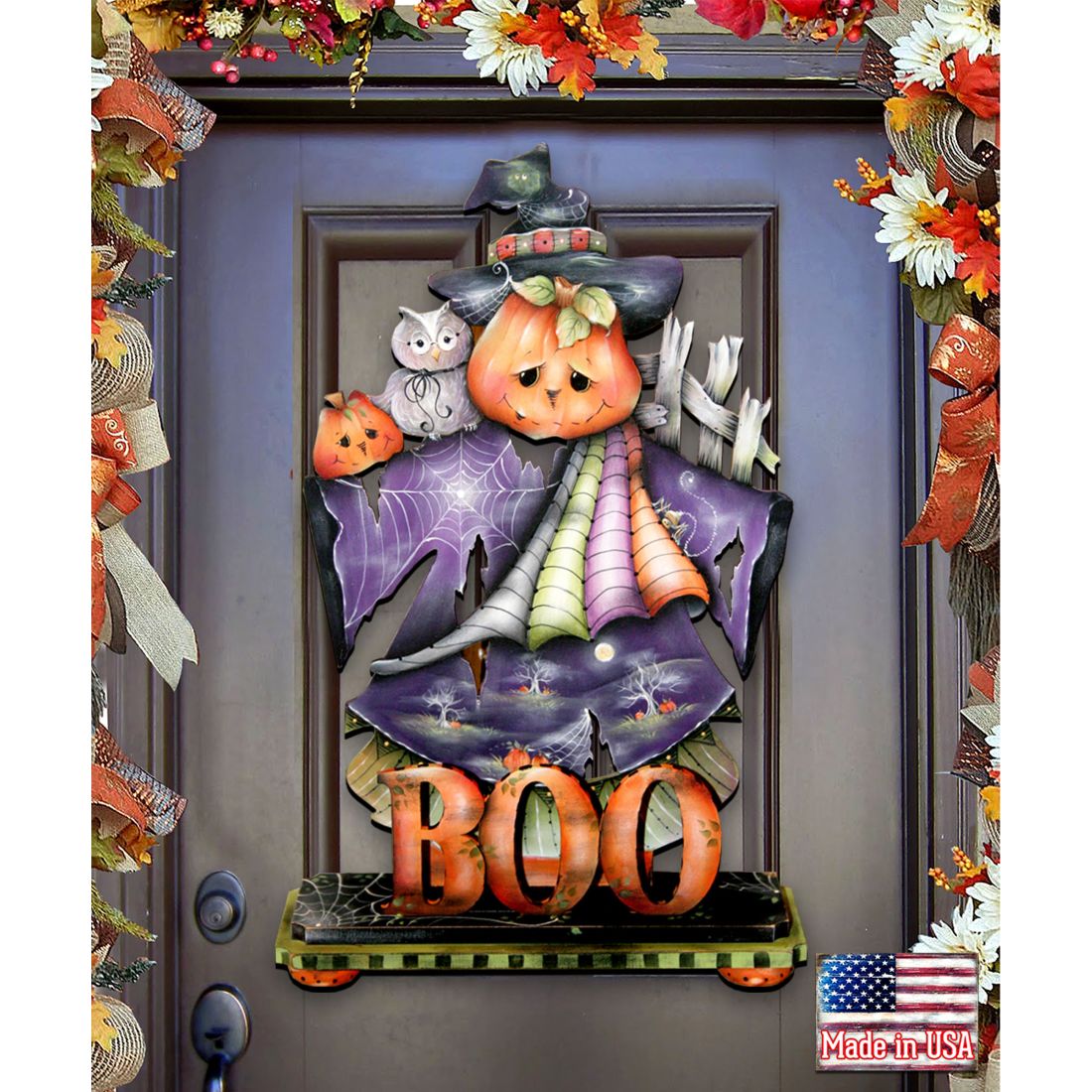This Boos for You Halloween Door Decor by Jamie Mills-Price - Thanksgiving Halloween Decor - 8457407H