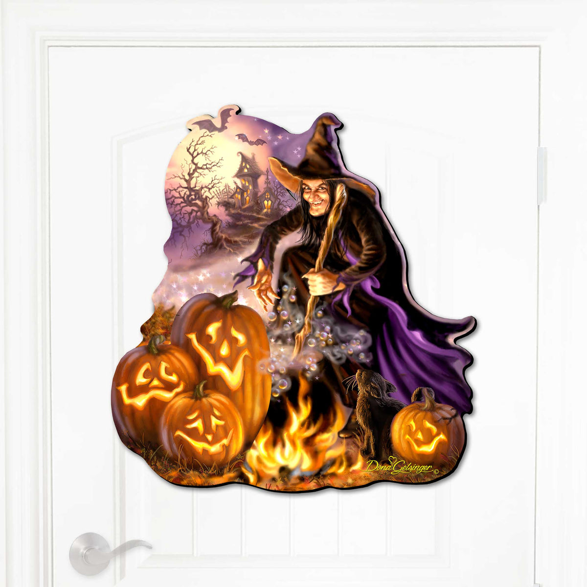 All Hallows Eve Holiday Door Décor by D. Gelsinger - Halloween Décor - 8461091H-0821