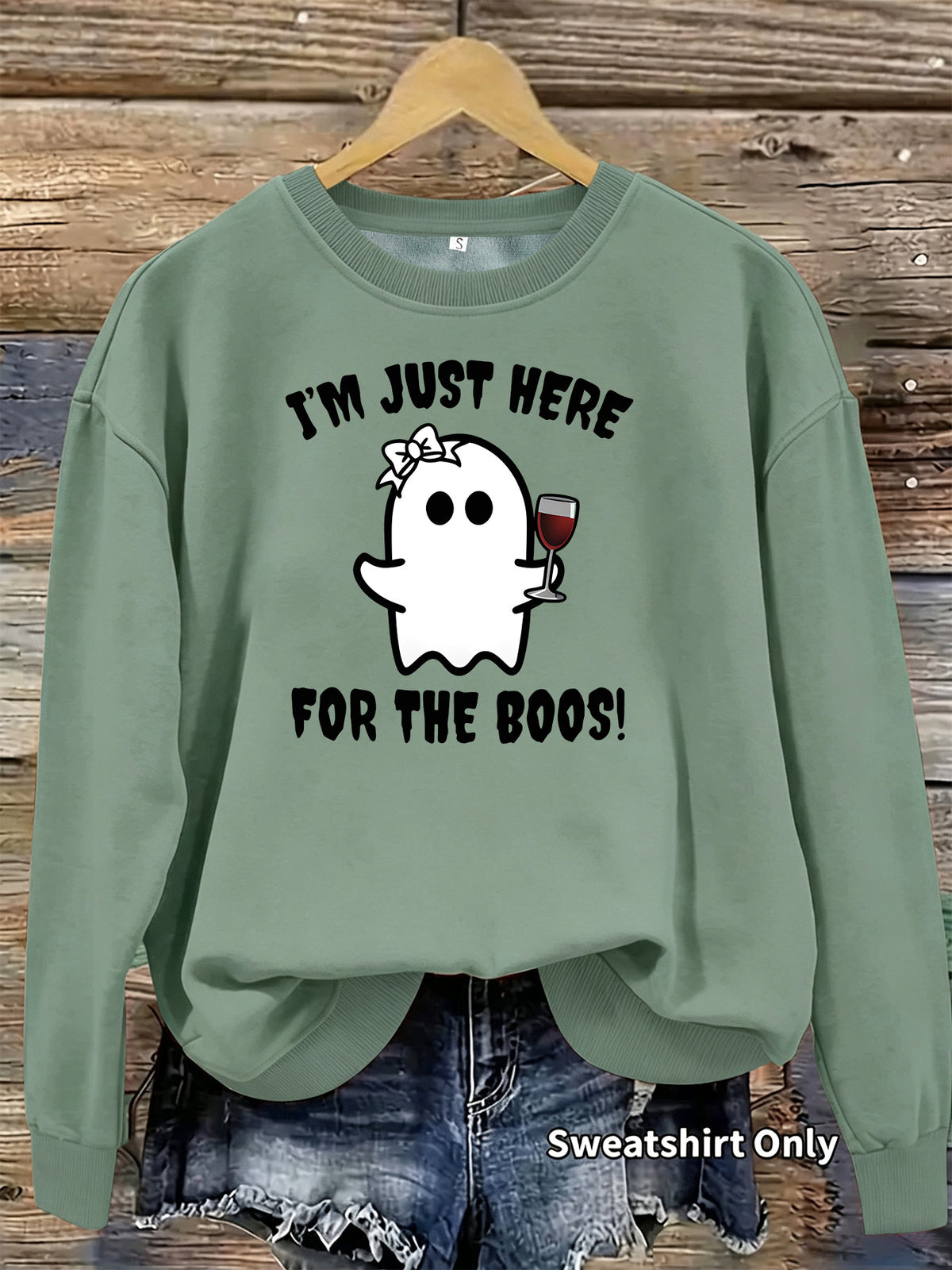 Women's Printed Fleece Sweatshirt