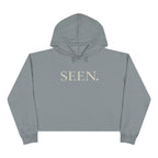 SEEN. Cropped Hoodie – Faith-Inspired Minimal Streetwear
