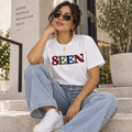 SEEN Heavyweight Colorblock Graphic Tee