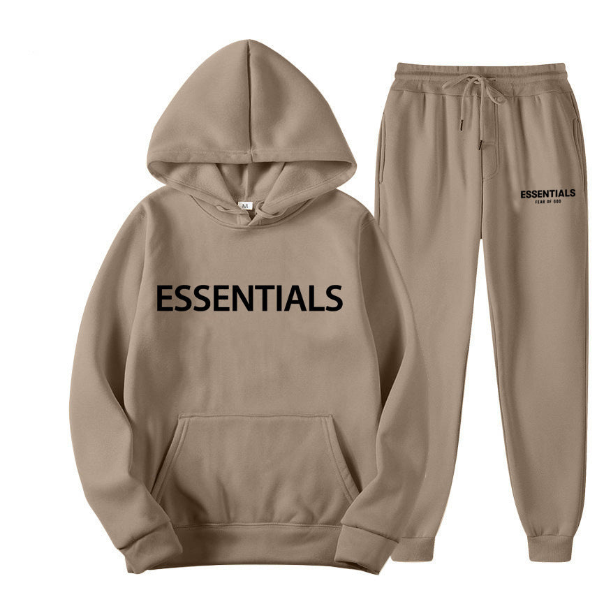 Couple Hooded Two-Piece Tracksuit
