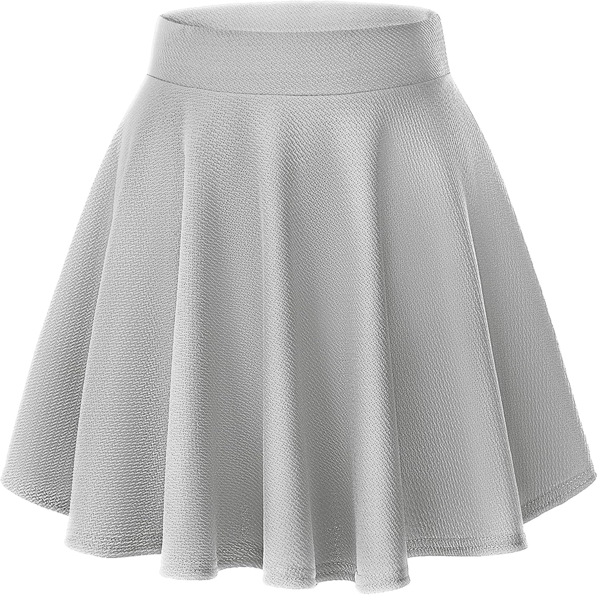 Flared Stretchy Mini Skater Skirt