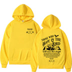 Christian Jesus Print Pullover Hoodie