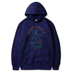 Funny Printed Fleece Hoodie