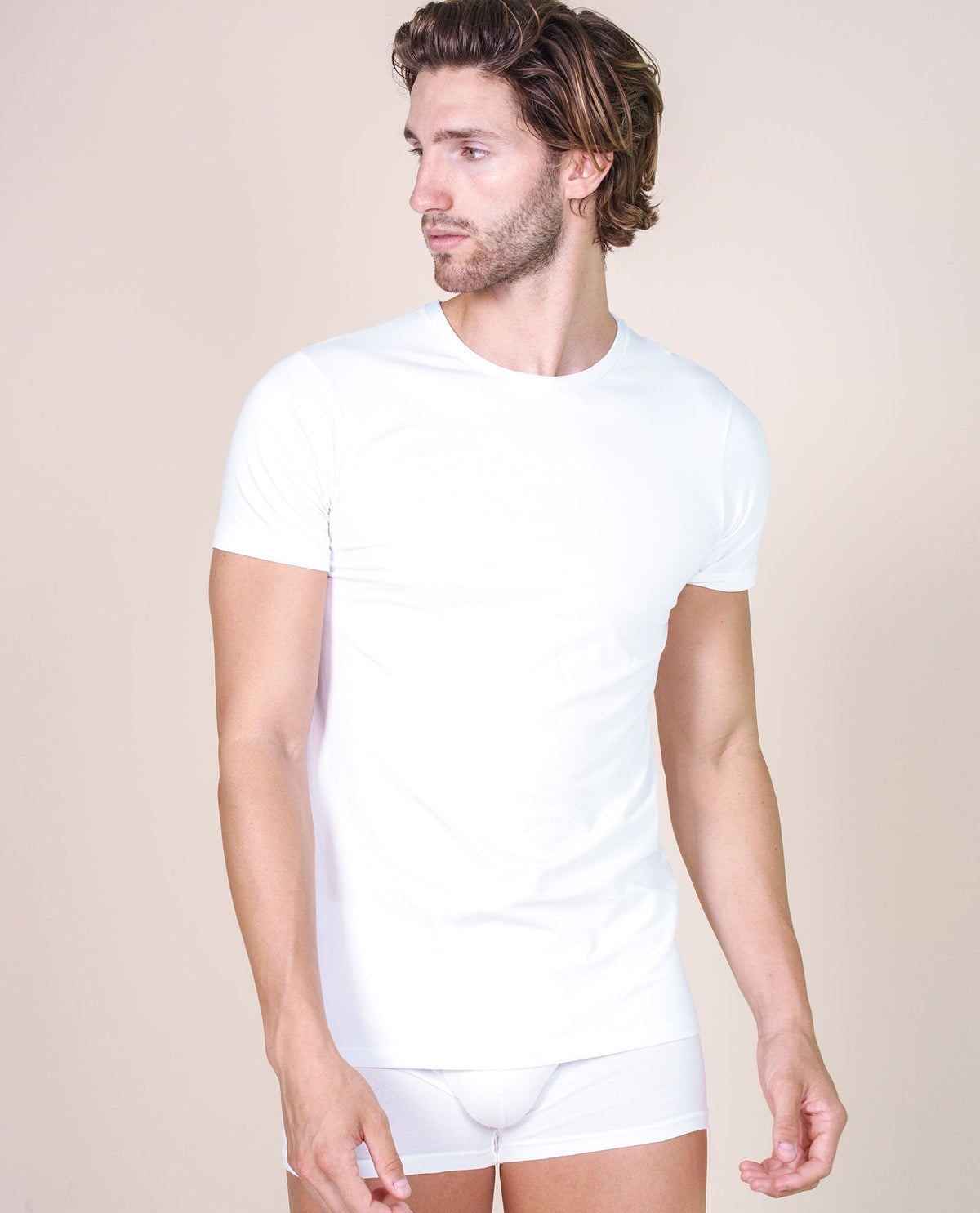 Premium Cotton Slim Fit Crewneck T-Shirt