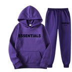 Couple Hooded Two-Piece Tracksuit