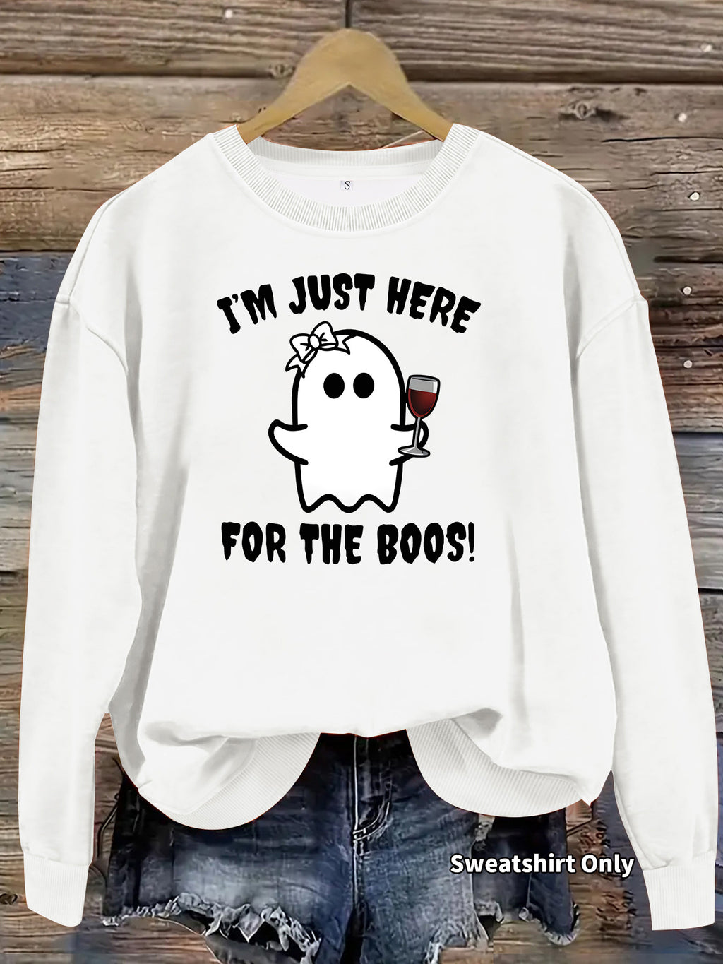 Women's Printed Fleece Sweatshirt