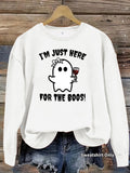 Women's Printed Fleece Sweatshirt