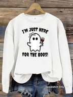 Women's Printed Fleece Sweatshirt