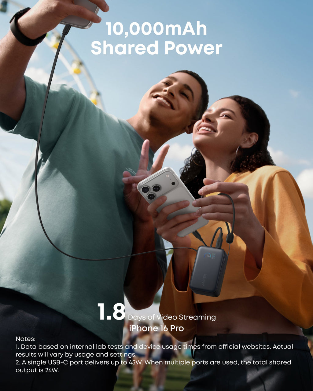 10000mAh 45W Power Bank
