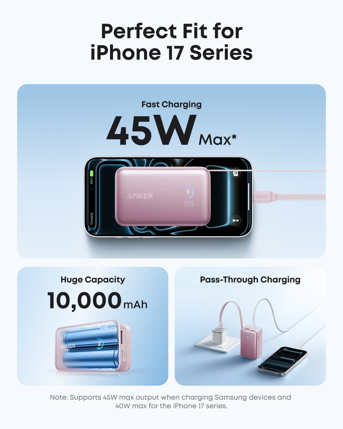 10000mAh 45W Power Bank