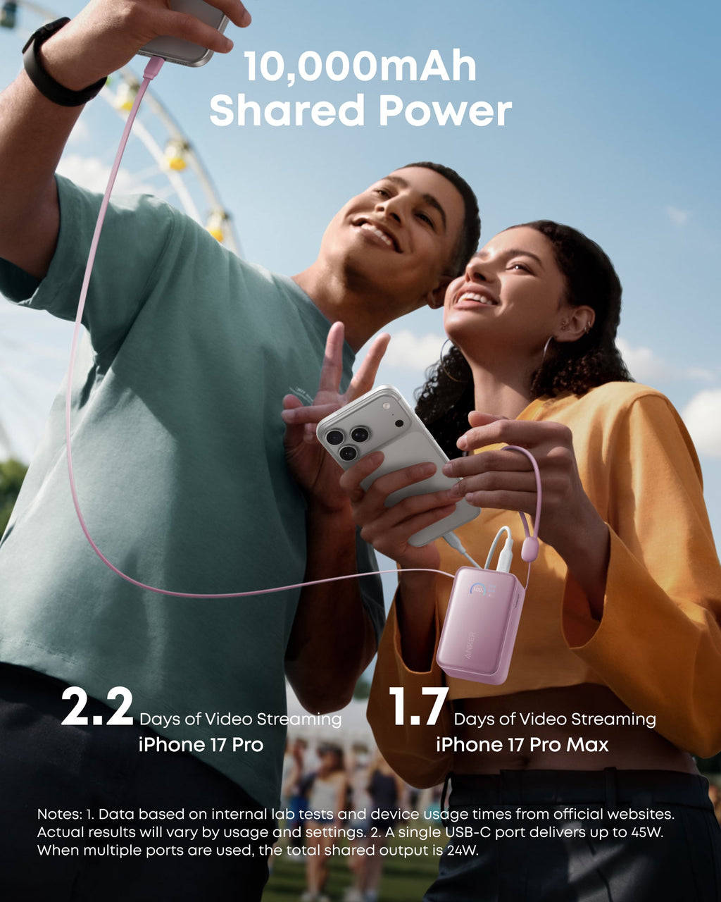 10000mAh 45W Power Bank