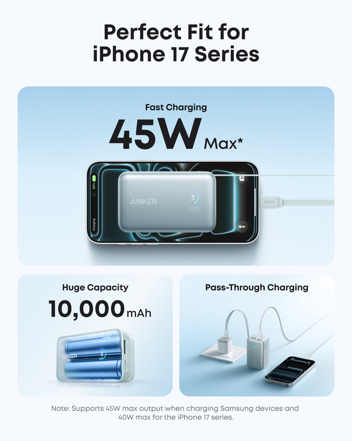 10000mAh 45W Power Bank