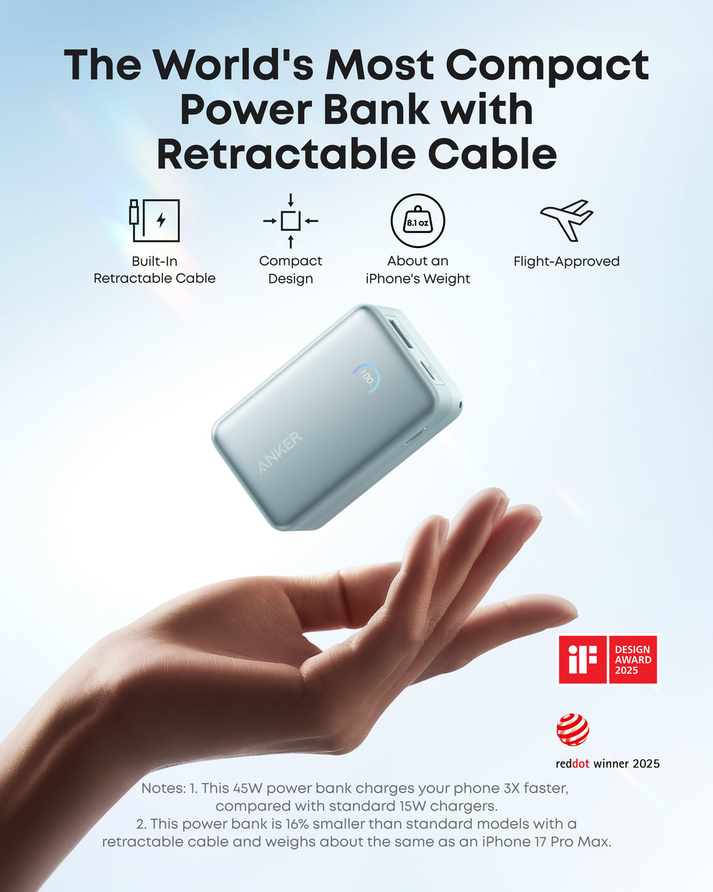 10000mAh 45W Power Bank