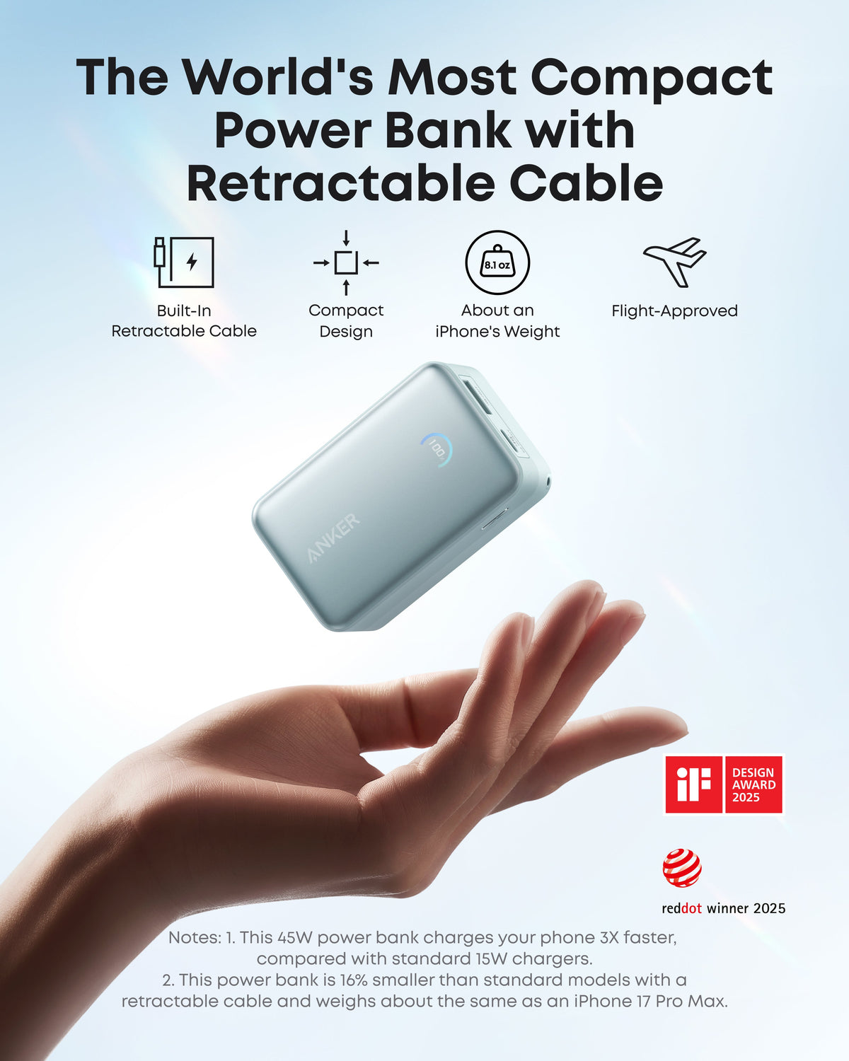 10000mAh 45W Power Bank