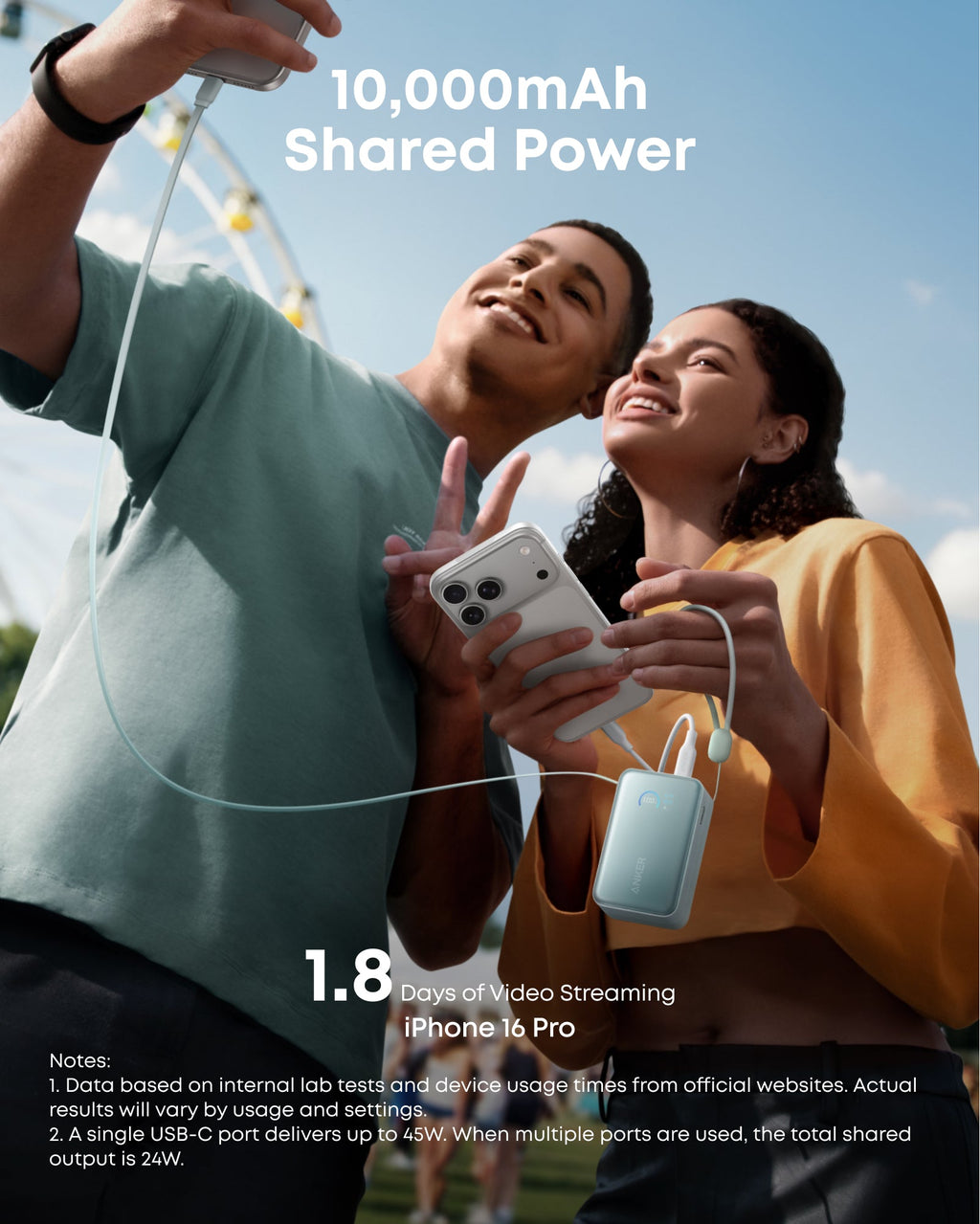 10000mAh 45W Power Bank