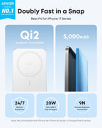 Slim Magnetic 5000mAh Power Bank