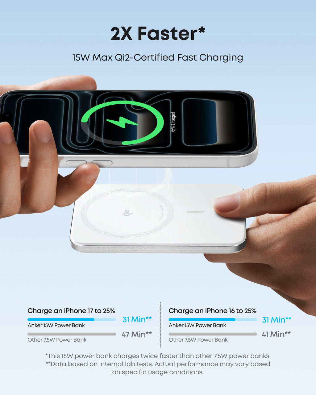 Slim Magnetic 5000mAh Power Bank
